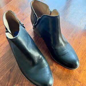 Lucky Brand‎ Black Leather Burklee Booties- Size 7.5
